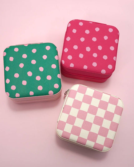 DESIGNED JEWELRY ORGANIZER TRAVEL BOX CASE | 40P566