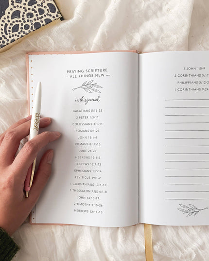 All Things New  | Praying Scripture Journal