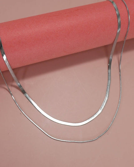STAINLESS STEEL TARNISH FREE  MULTI LAYER NECKLACE | 40NK315