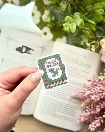Fantasy Book Lover Sticker