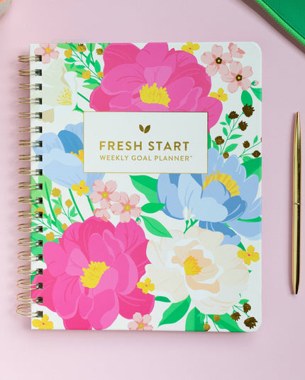 Fresh Start Weekly Goal Planner | Bold Blooms
