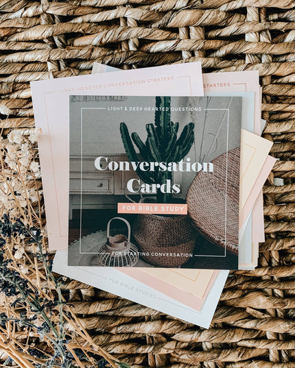 Conversation Cards for Bible Study
