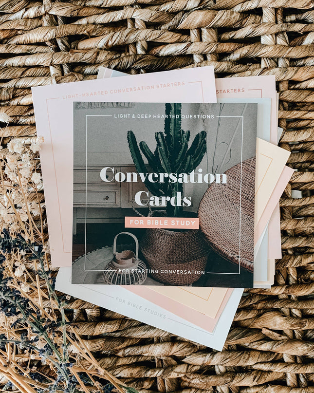 Conversation Cards for Bible Study