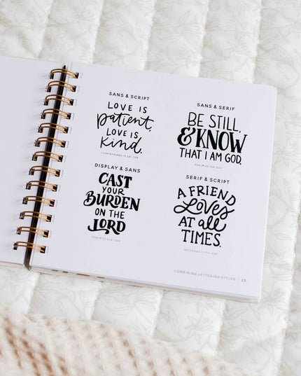 Daily Grace Scripture Lettering Workbook