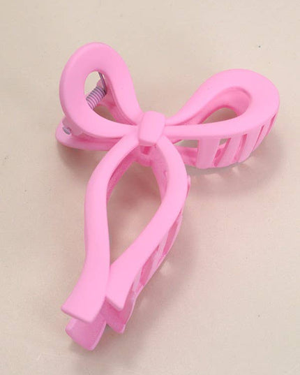 MATTE BOW HAIR CLAW CLIPS | 40H721