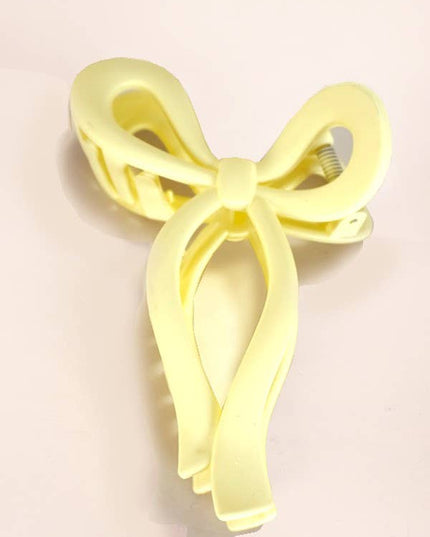 MATTE BOW HAIR CLAW CLIPS | 40H721