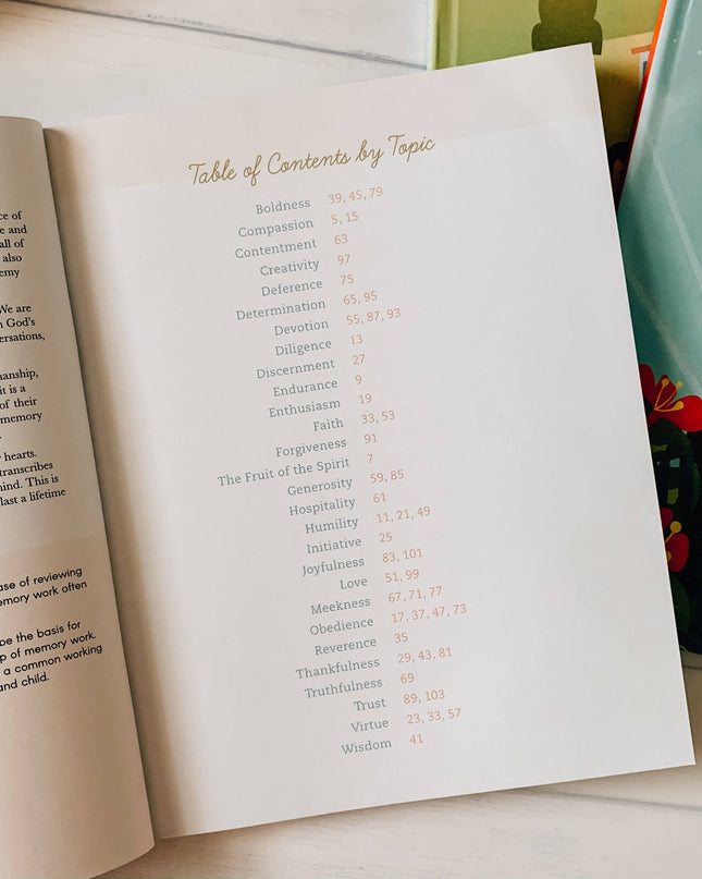 My Scripture Workbook - Character