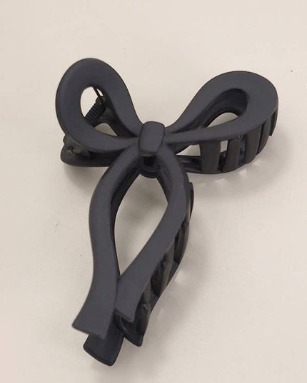 MATTE BOW HAIR CLAW CLIPS | 40H721