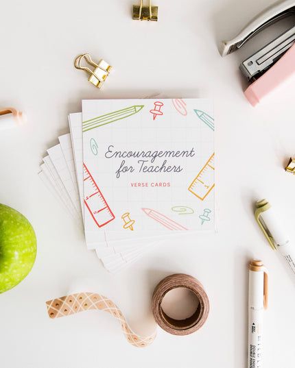 Encouragement for Teachers Verse Cards
