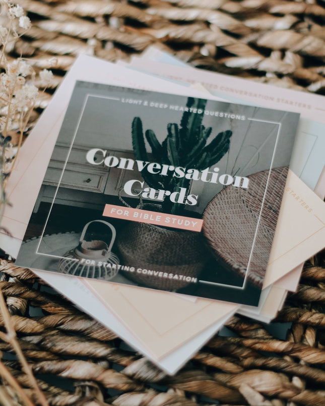 Conversation Cards for Bible Study