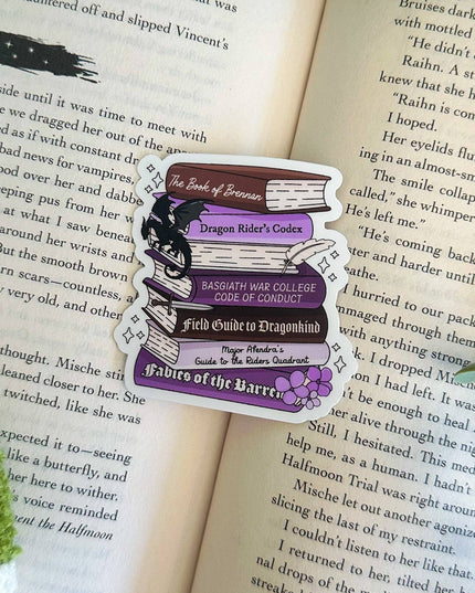 Fourth Wing Books Sticker