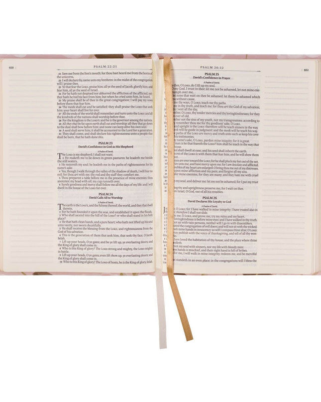 KJV Notetaking Bible Faux Leather Strength&Dignity Prov31:25