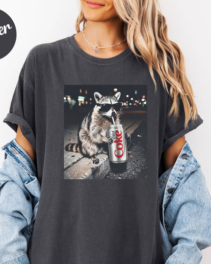 Diet Coke Raccoons Funny Meme Genz Dank Trendy Shirt