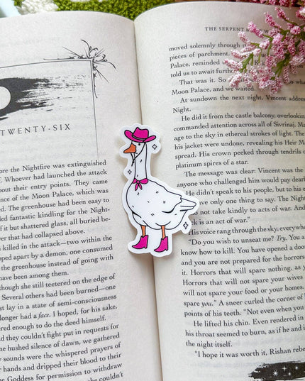 Cowboy Goose Sticker