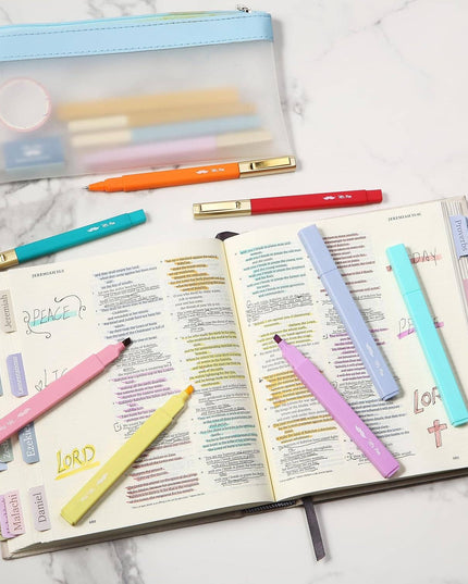 Bible Safe Highlighters & Gel Pens Set