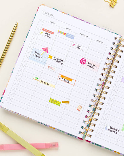 Fresh Start Weekly Goal Planner | Bold Blooms