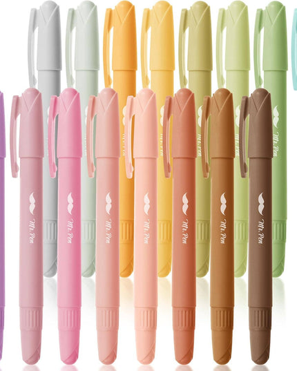 Mr. Pen Gel Highlighter Set - 16 Vibrant Colors