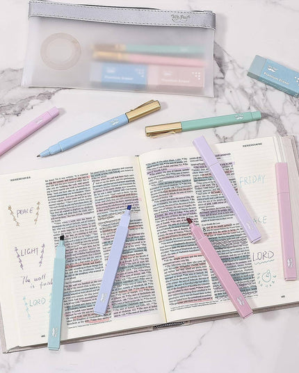 Bible Safe Morandi Highlighters Set