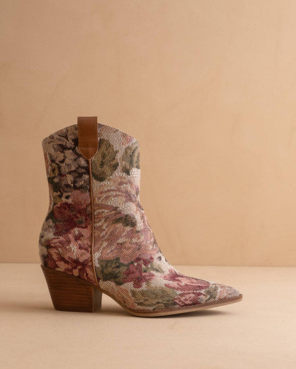 The Karina | Mauve Tapestry Bootie