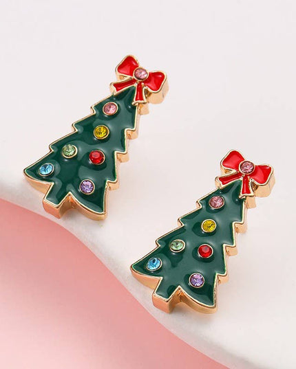 CHRISTMAS TREE STUD EARRINGS | 40E535