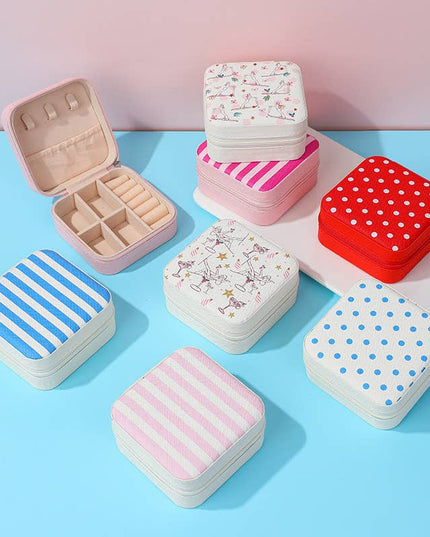 DESIGNED JEWELRY ORGANIZER TRAVEL BOX CASE | 40P566