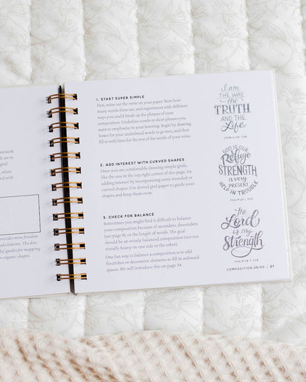 Daily Grace Scripture Lettering Workbook