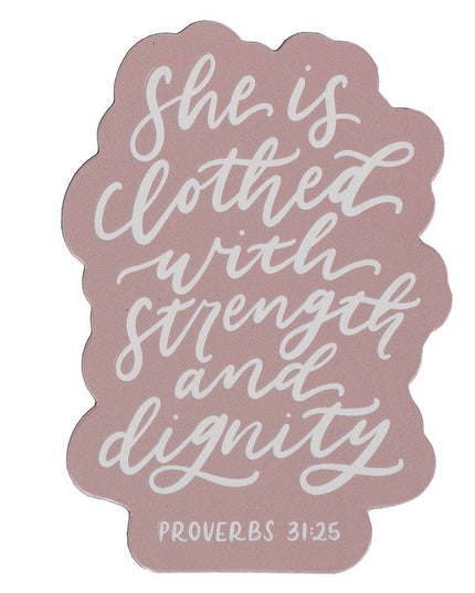 Magnet Pink Strength & Dignity Prov. 31:25
