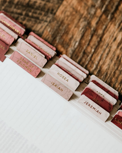 Rose Floral Bible Tabs