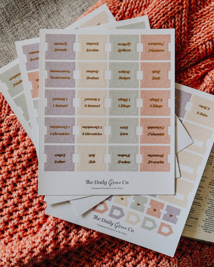 Pastel Floral Bible Tabs