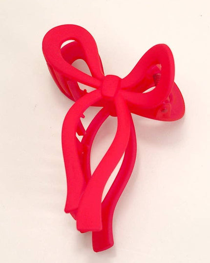 MATTE BOW HAIR CLAW CLIPS | 40H721