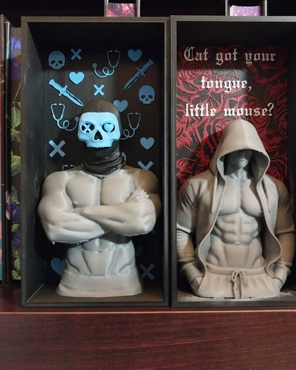 Haunting Adeline Inspired Book Nook | Gothic Dark Romance Shelf Decor | BookTok Bookshelf Insert