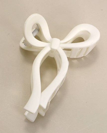 MATTE BOW HAIR CLAW CLIPS | 40H721