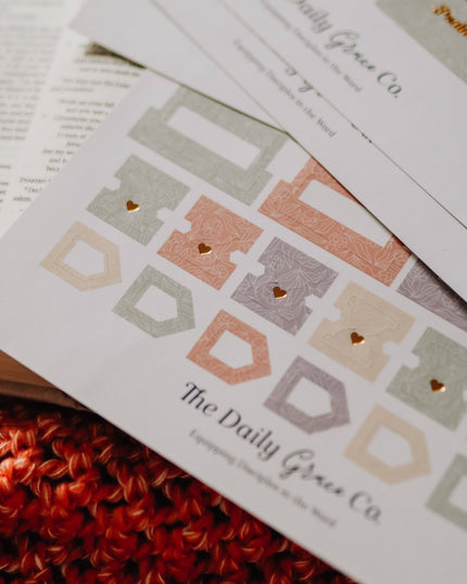 Pastel Floral Bible Tabs