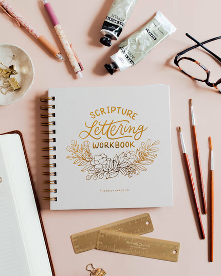 Daily Grace Scripture Lettering Workbook