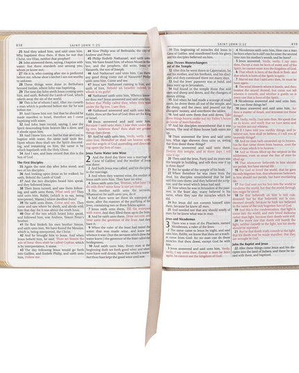 KJV Bible Compact Faux Leather, Taupe