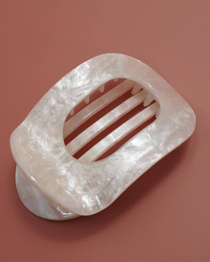 Jumbo Lay Flat Oval Hair Claw Clips Secure Styling | 40H993