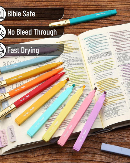 Bible Safe Highlighters & Gel Pens Set