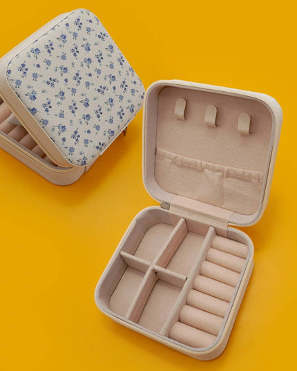 DESIGNED JEWELRY ORGANIZER TRAVEL BOX CASE | 40P566