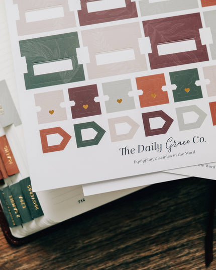 Jewel Tone Bible Tabs