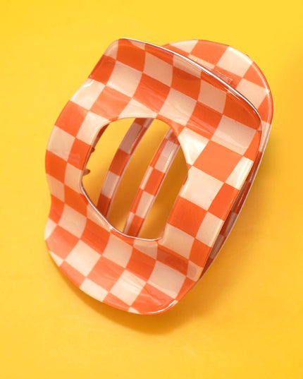 Jumbo Lay Flat Oval Hair Claw Clips Secure Styling | 40H1031