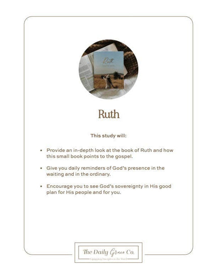 Ruth Study | Fields of Grace