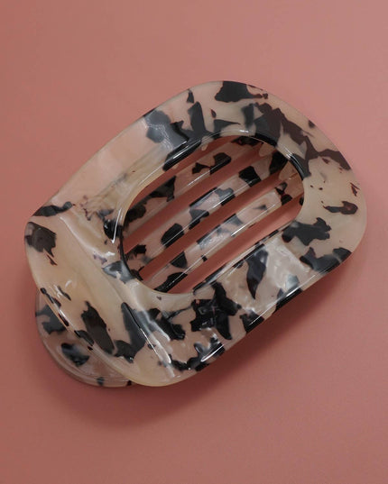 Jumbo Lay Flat Oval Hair Claw Clips Secure Styling | 40H993