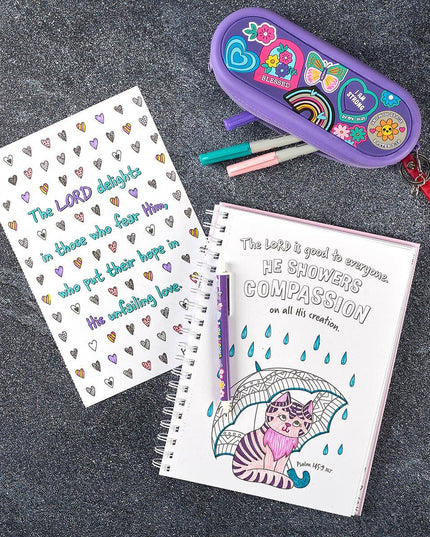 Coloring Book Favorite Bible Verses for Girls Wirebound