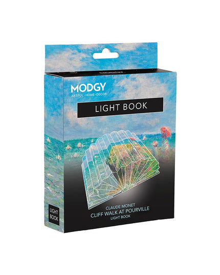 Modgy Light Book - Claude Monet Cliff Walk at Pourville