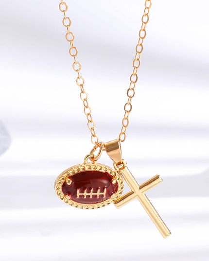 Gameday Sports Enthusiast Cross Necklace | 40NK9711