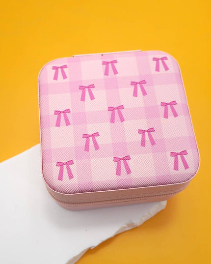 DESIGNED JEWELRY ORGANIZER TRAVEL BOX CASE | 40P566