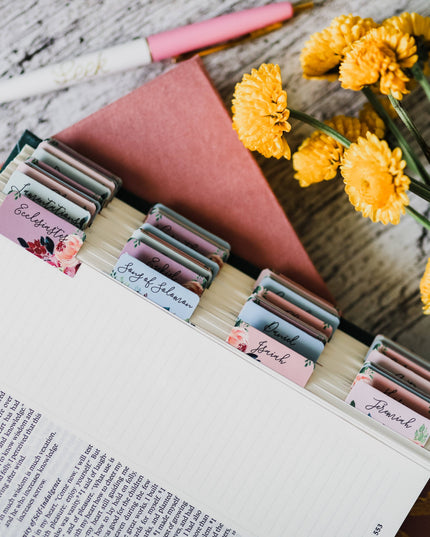 Floral Bible Tabs