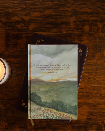 Strong and Courageous Lined Journal